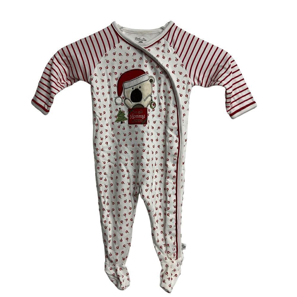 First Moments Infants Christmas Sleeper 9 months
